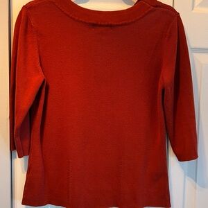 Dress Barn Red Crew Neck Sweater